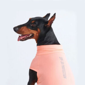 Spark Paws Sunblock Dog T-Shirt Peach