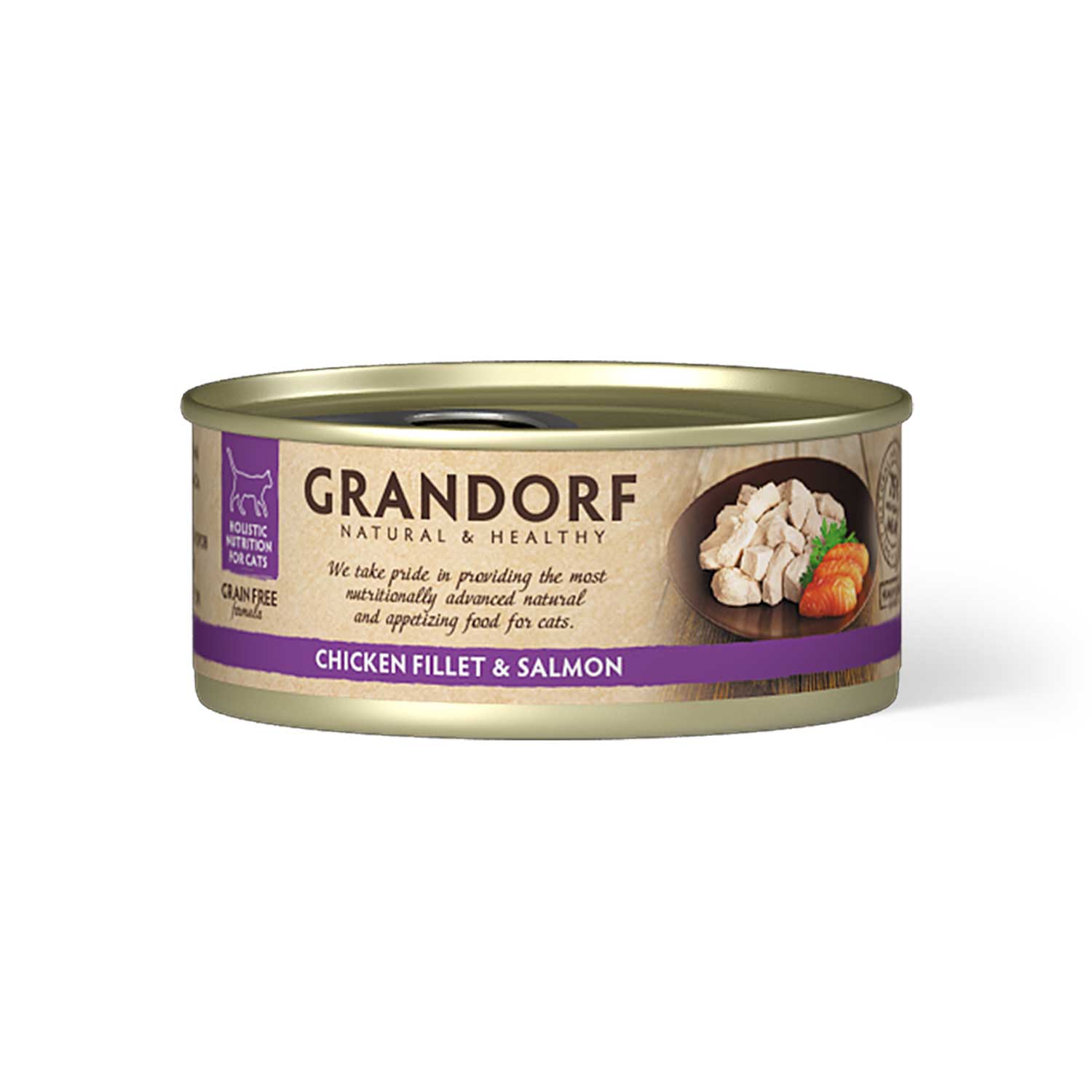 Grandorf Chicken Breast with Salmon Cat Wet Food
