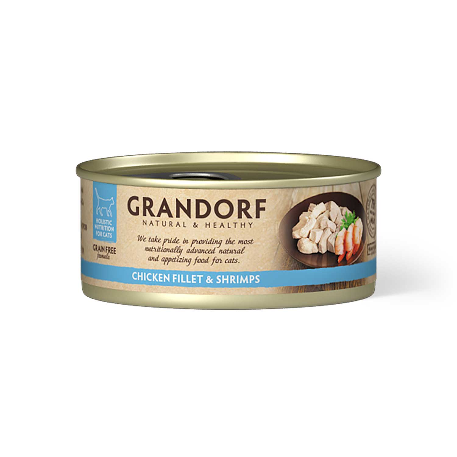 Grandorf Chicken Breast with Shrimps Cat Wet Food