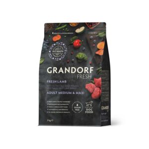 Grandorf Fresh Lamb Meat with Sweet Potato Medium & Maxi Adult Dog Dry Food