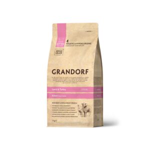 Grandorf Lamb & Turkey Kitten Dry Food Hypoallergenic cat food