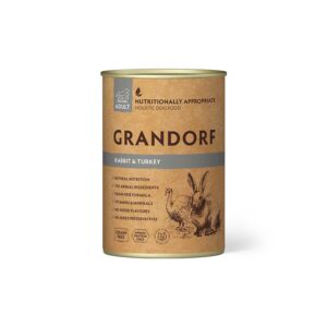 Grandorf Rabbit & Turkey Dog Wet Food Hypoallergenic dog food