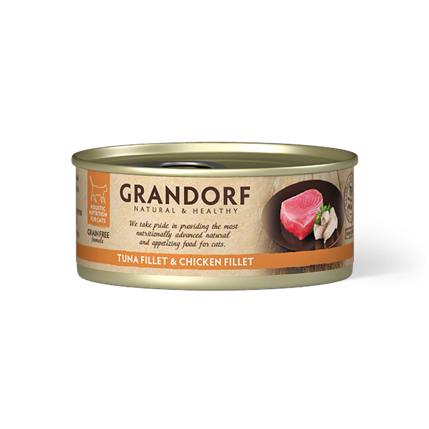 Grandorf Tuna Fillet with Chicken Breast Cat Wet Food