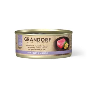 Grandorf Tuna Fillet with Mussels Cat Wet Food