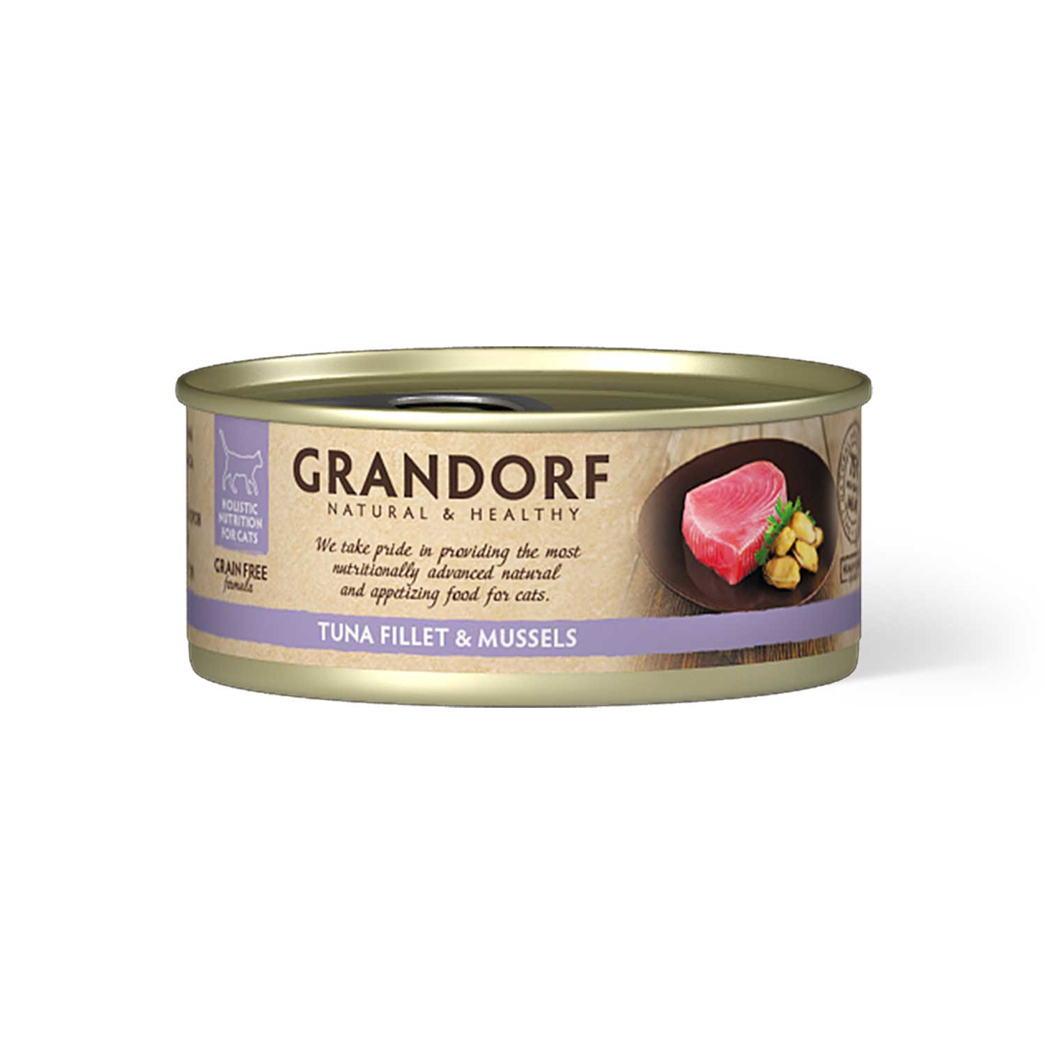 Grandorf Tuna Fillet with Mussels Cat Wet Food