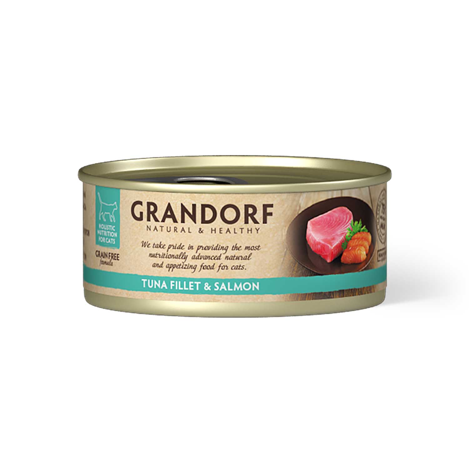 Grandorf Tuna Fillet with Salmon Cat Wet Food