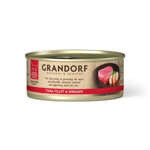 Grandorf Tuna Fillet with Shrimps Cat Wet Food