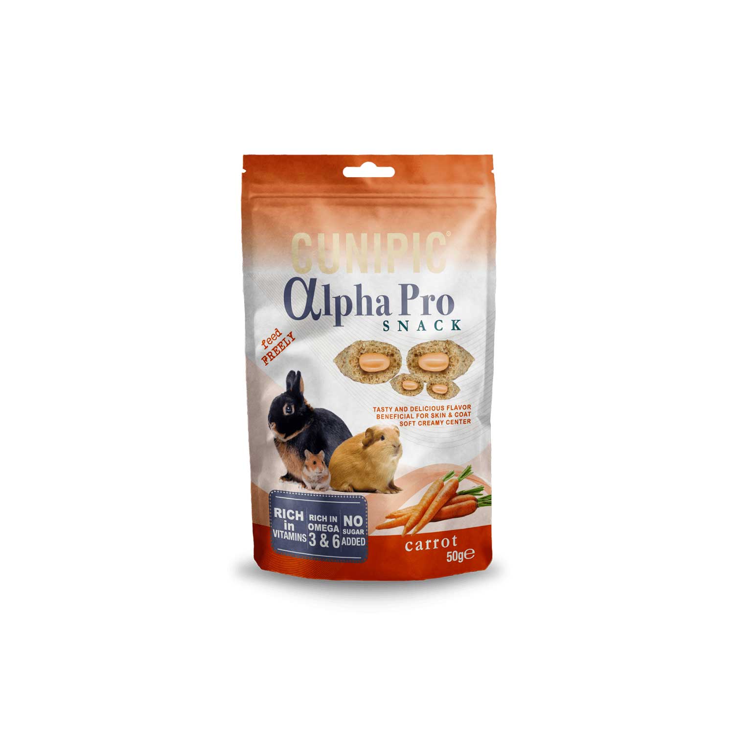 Cunipic Alpha Pro Carrot Snack for Small Animals