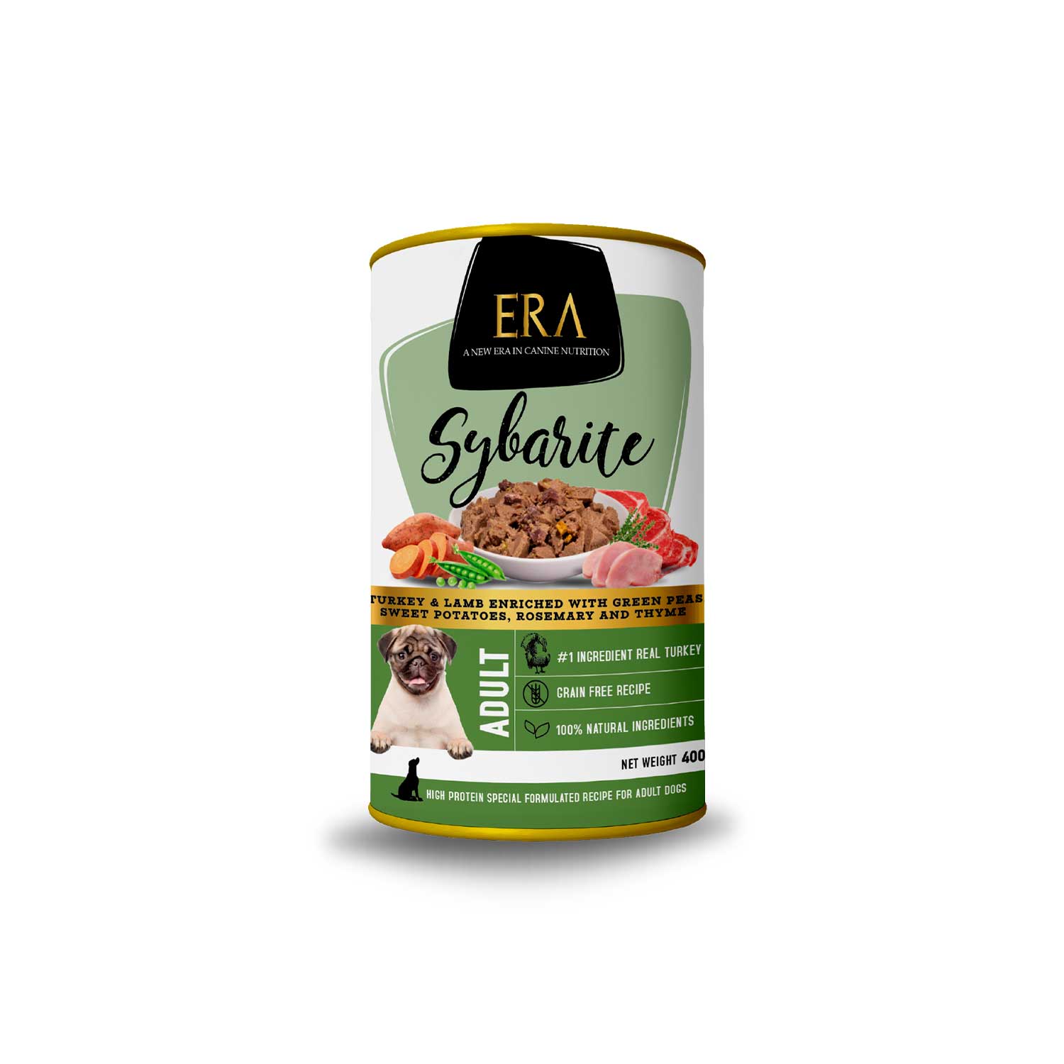 Cunipic ERA Sybarite Turkey & Lamb with Peas Dog Wet Food