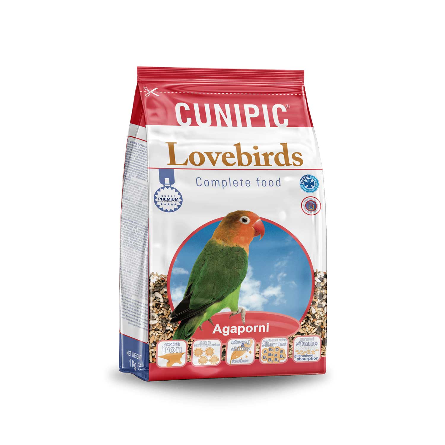 Cunipic Super Premium Lovebird Food
