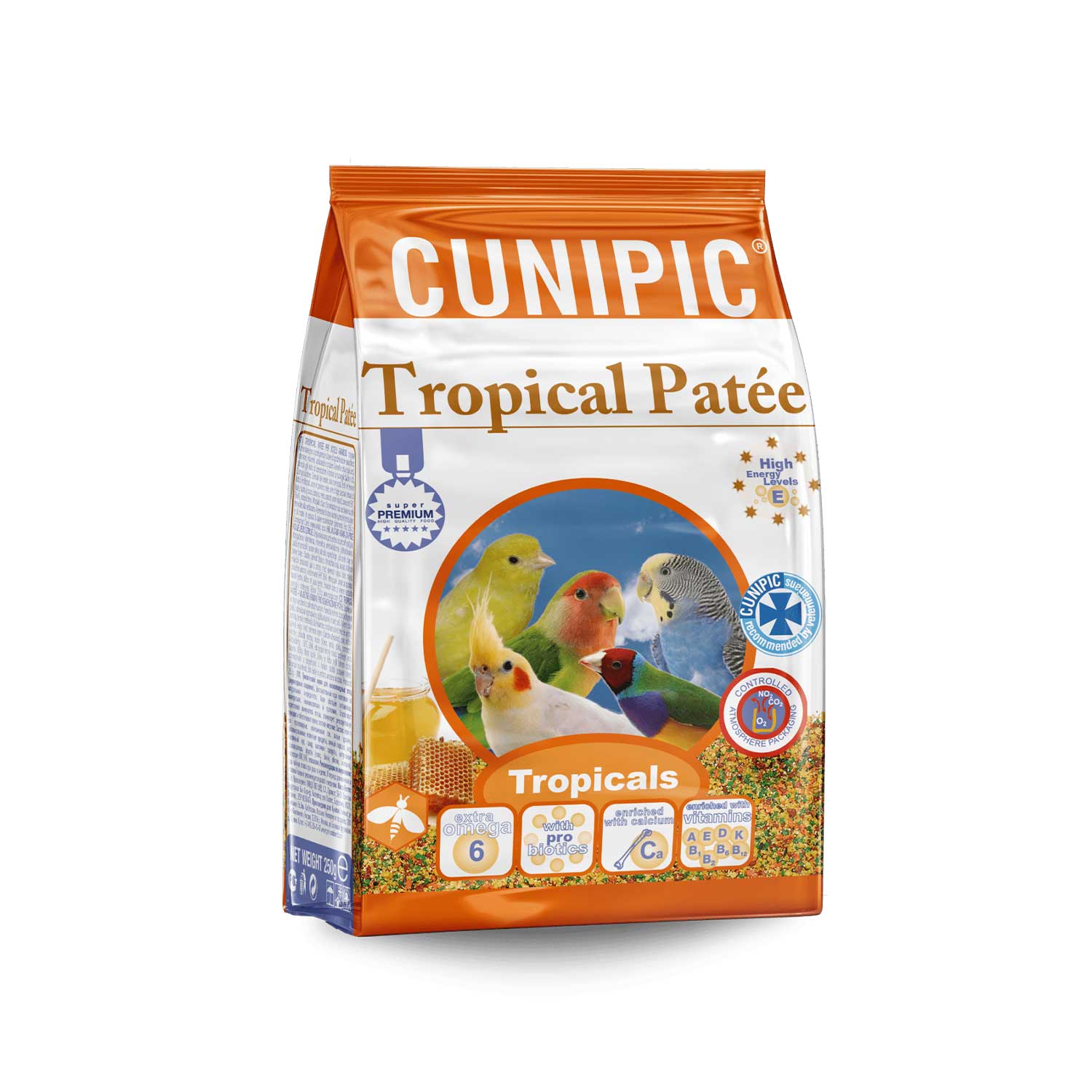 Cunipic Tropical Patée - Breeding Paste for Granivorous Birds