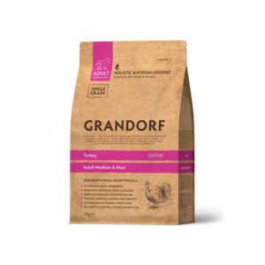 Grandorf Turkey Adult Medium & Maxi Breeds Dog Dry Food