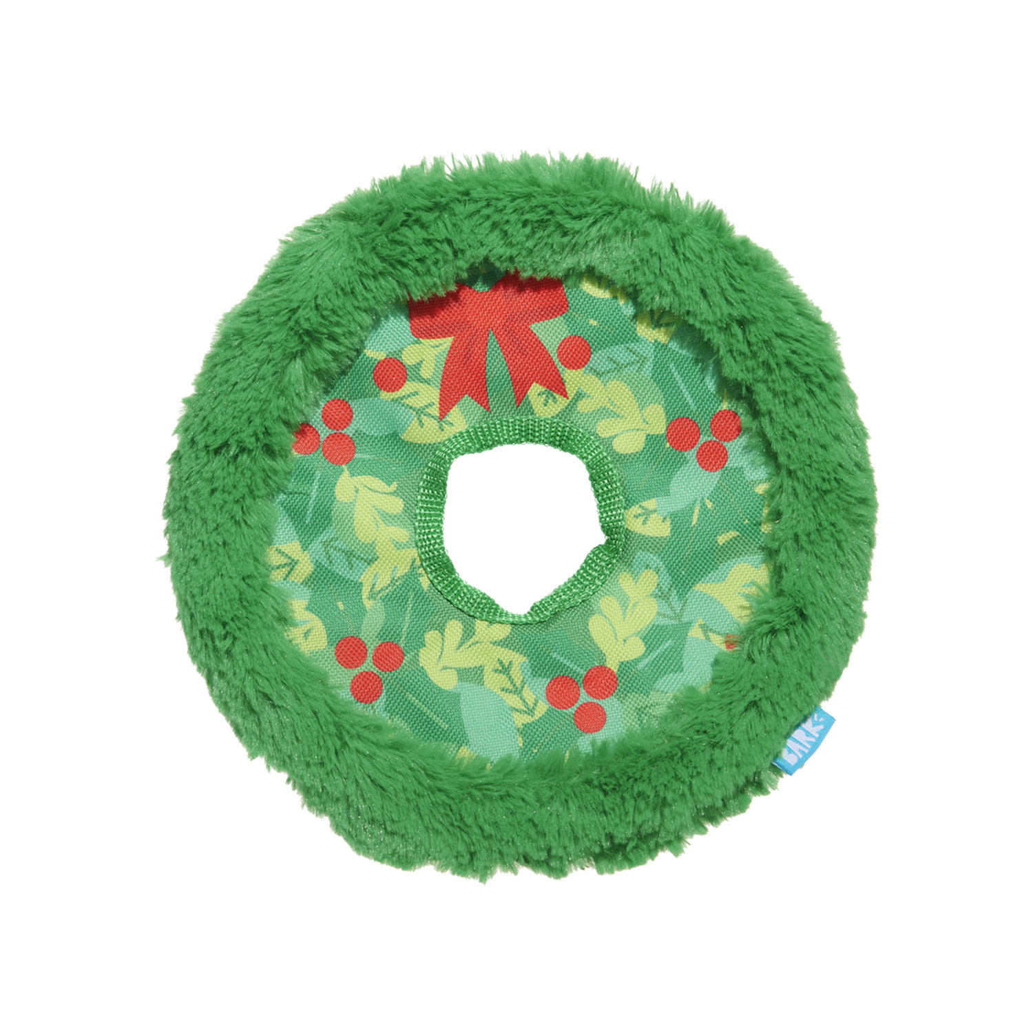 Bark Wreath Toss Christmas Dog toy
