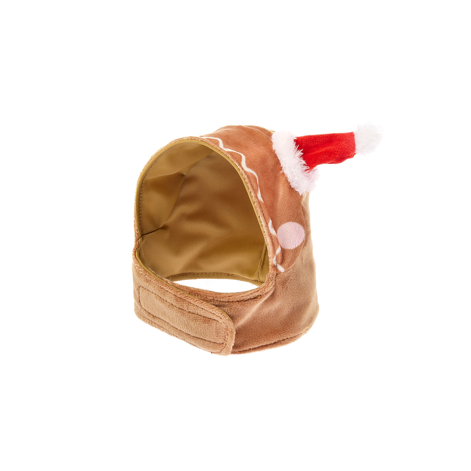 Ferribiella Gingerbread Man Dog & Cat Costume Head