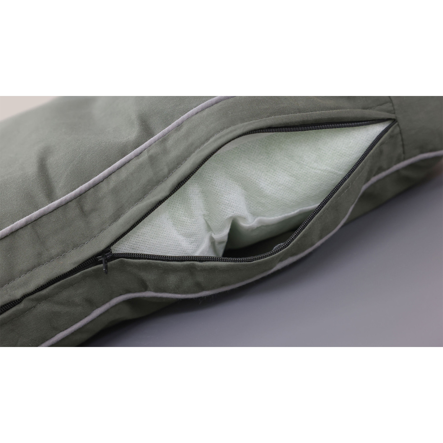 Kerbl Dog Jerome Dog Bed - Dark Green zip
