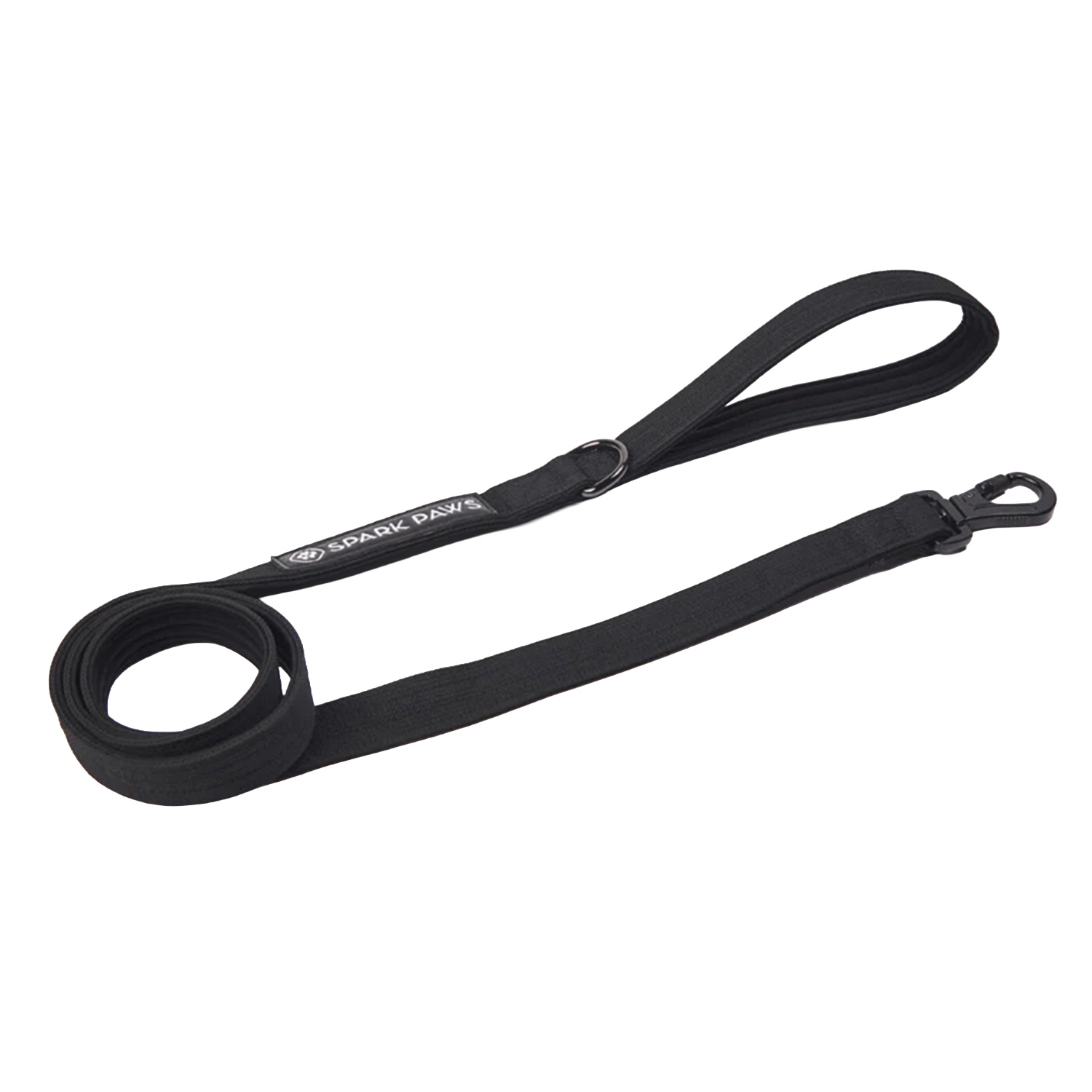 Spark Paws Comfort Control Dog Leash Army Black