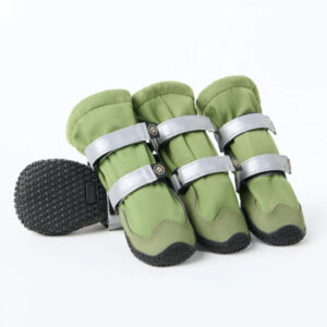 Spark Paws Flex Shell Waterproof Dog Boots - Green