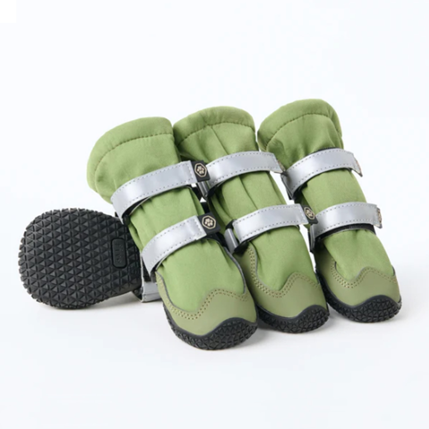 Spark Paws Flex Shell Waterproof Dog Boots - Green