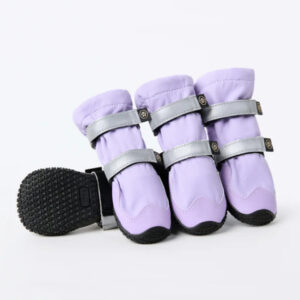 Flex Shell Waterproof Dog Boots - Lilac