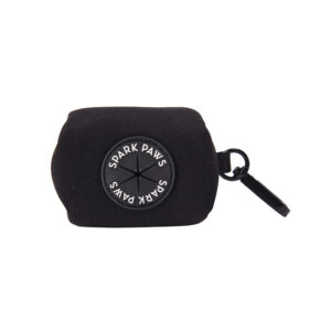 Spark Paws Poop Bag Holder - Black
