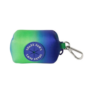 Spark Paws Poop Bag Holder - Lime Wave