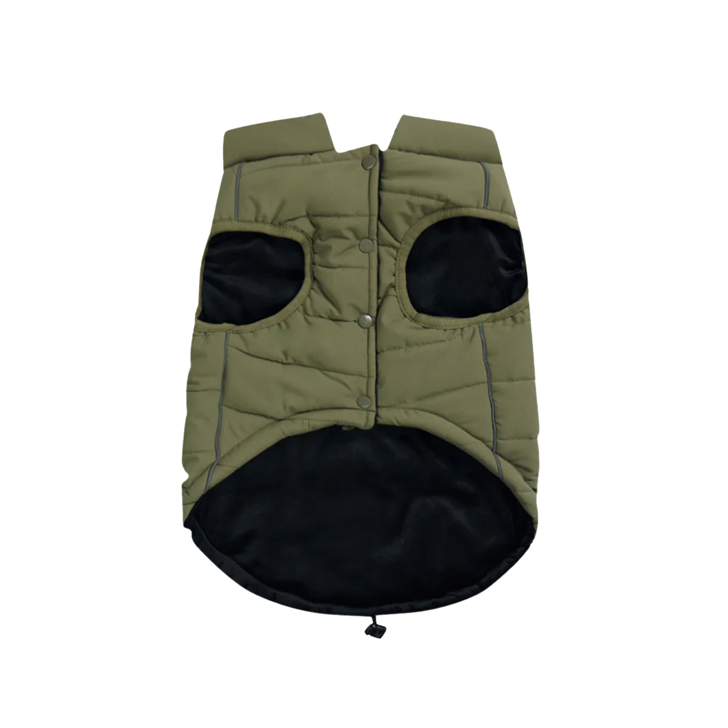 Spark Paws WarmShield Water-Resistant Jacket - Olive Front