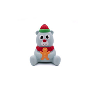 Great&Small Christmas Latex Bear with Gingerbread Dog Toy