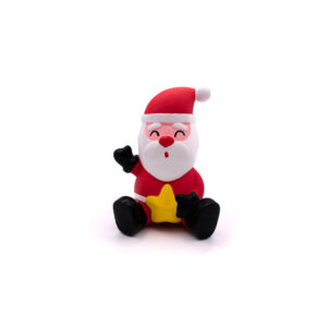 Great&Small Christmas Latex Santa and Star Dog Toy