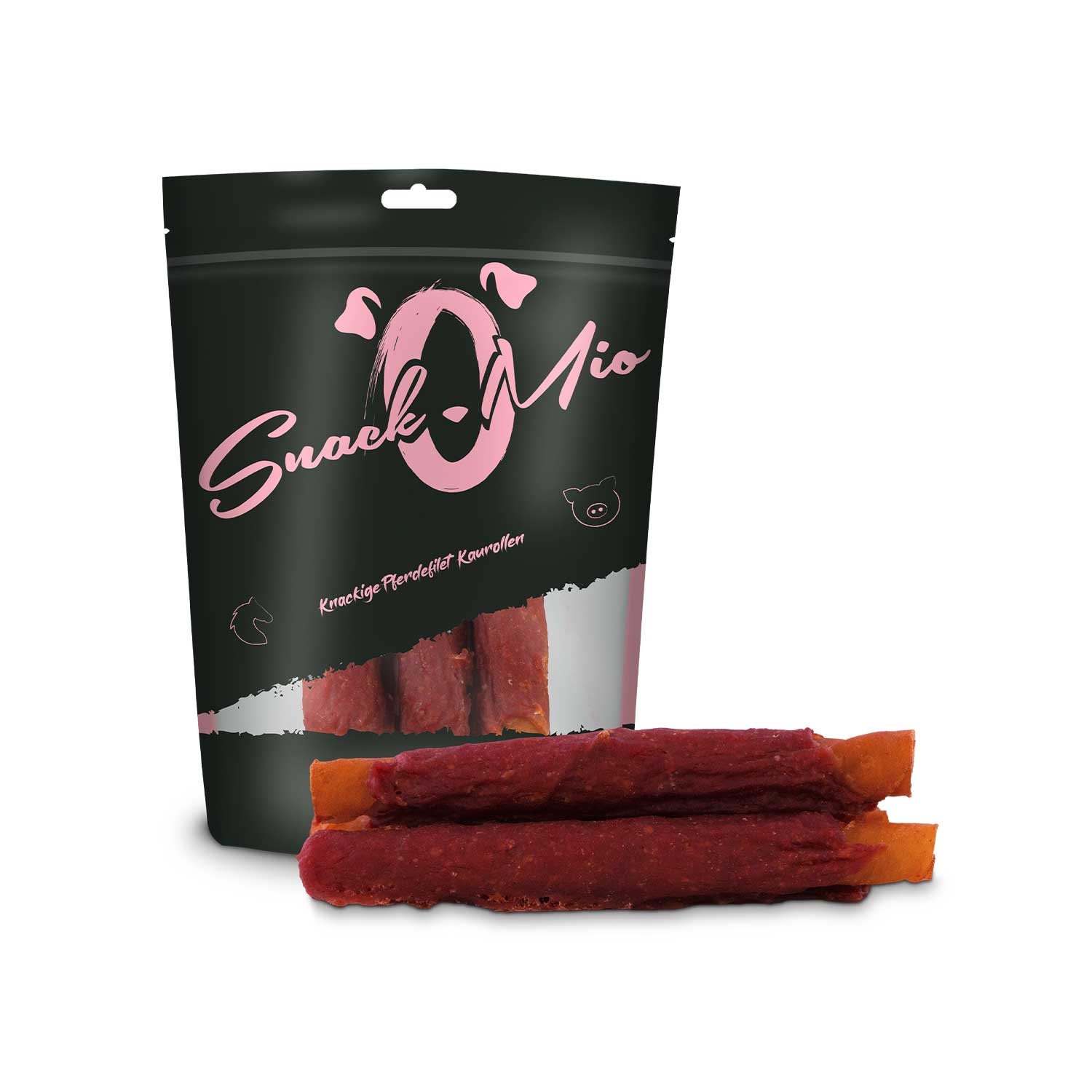 SnackOMio Crunchy Horse Fillet Chew Rolls