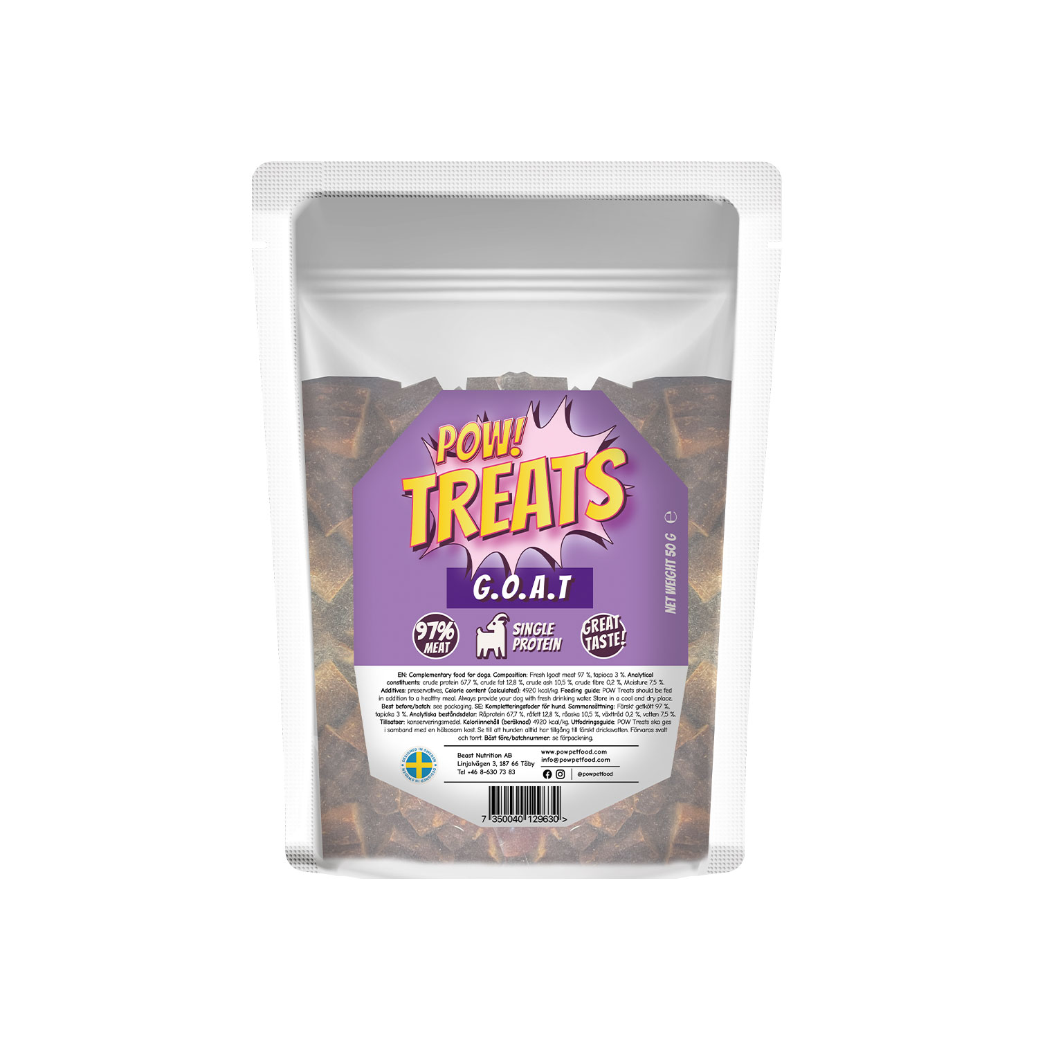 Pow G.O.A.T Dog Treats
