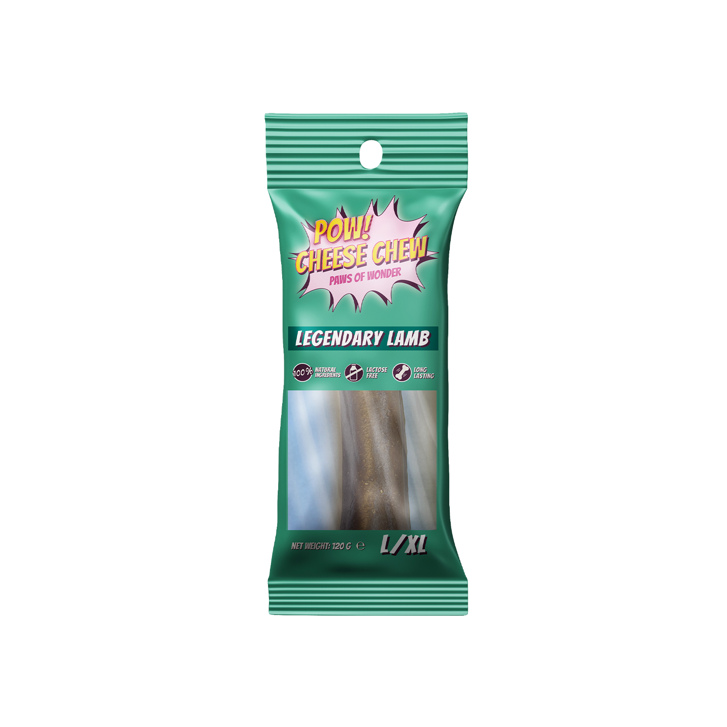 Pow Lamb Dog Cheese Chew LXL