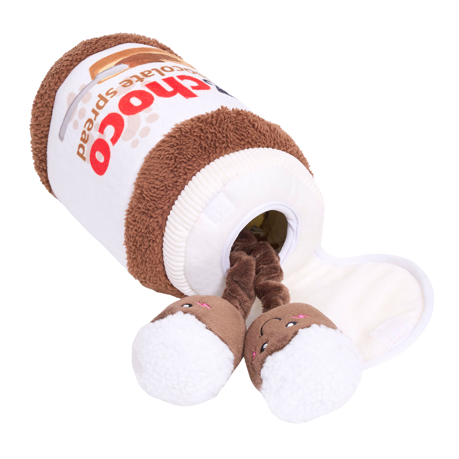 ZippyPaws Bungee Burrow Chocolate Spread Dog Toy