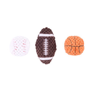 ZippyPaws Miniz 3-Pack SportsBallz