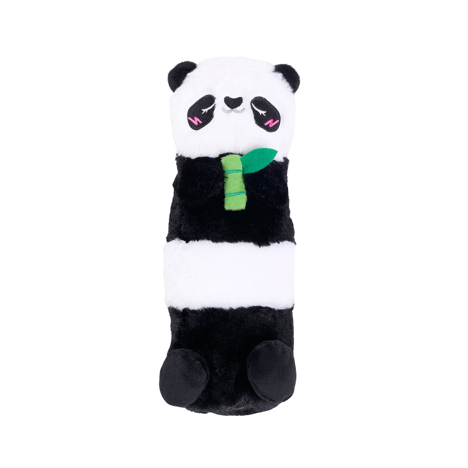 ZippyPaws Snooziez with Shhhqueaker Panda Dog Toy