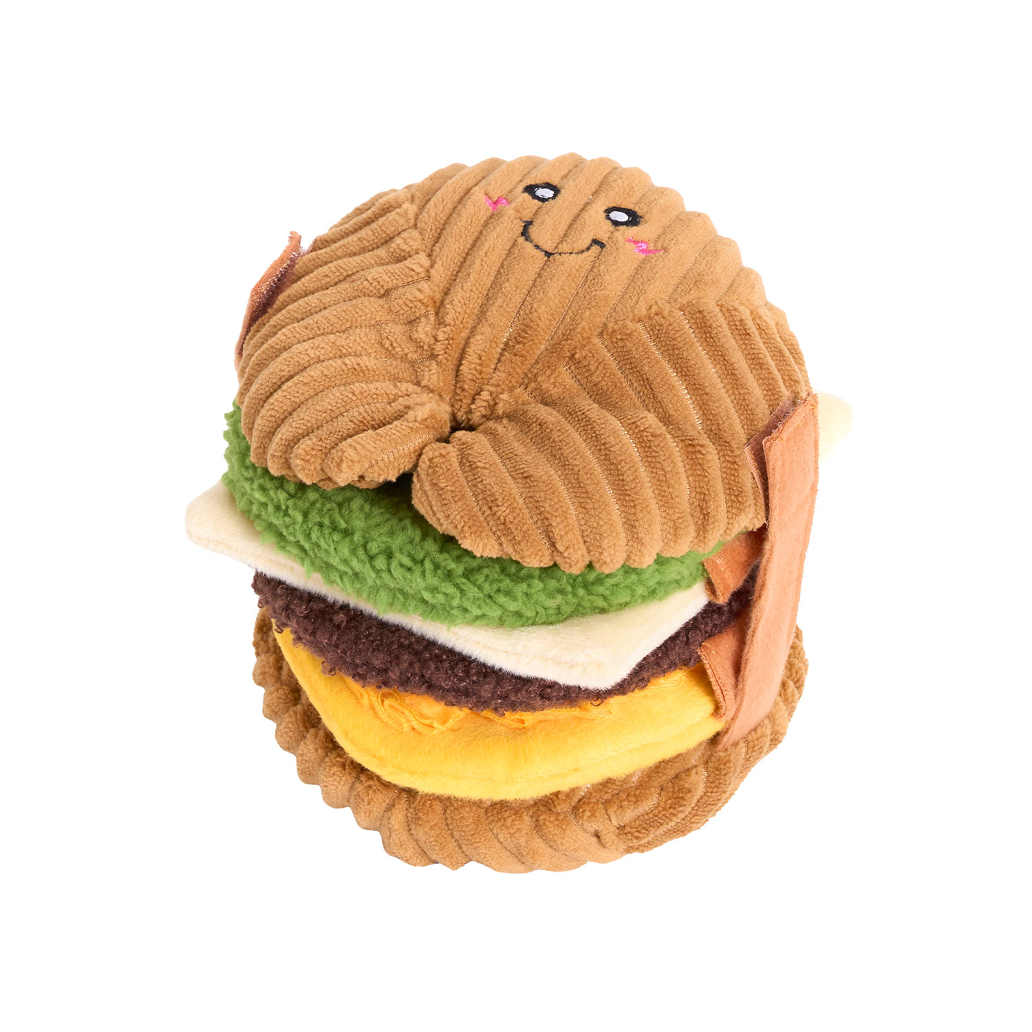 ZippyPaws Snufflerz Stacks Breaskfast Sandwich Snuffle Interactive Dog Toy