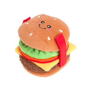 ZippyPaws Snufflerz Stacks Cheeseburger Snuffle Interactive Dog Toy