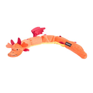 ZippyPaws Zippy Dragonz Red Deluxe with 6 Squeakers Dog Toy