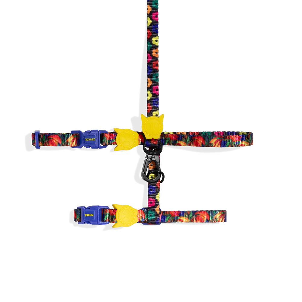 Zee.Cat FARM Rio Samba Cat Harness with Leash