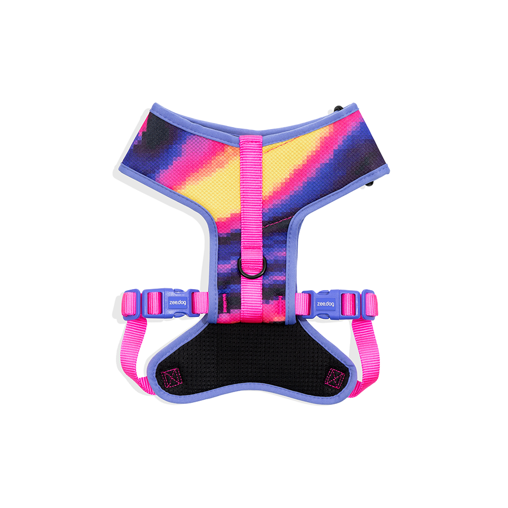 Zeedog Glitch #500 Adjustable Air Mesh Dog Harness Back