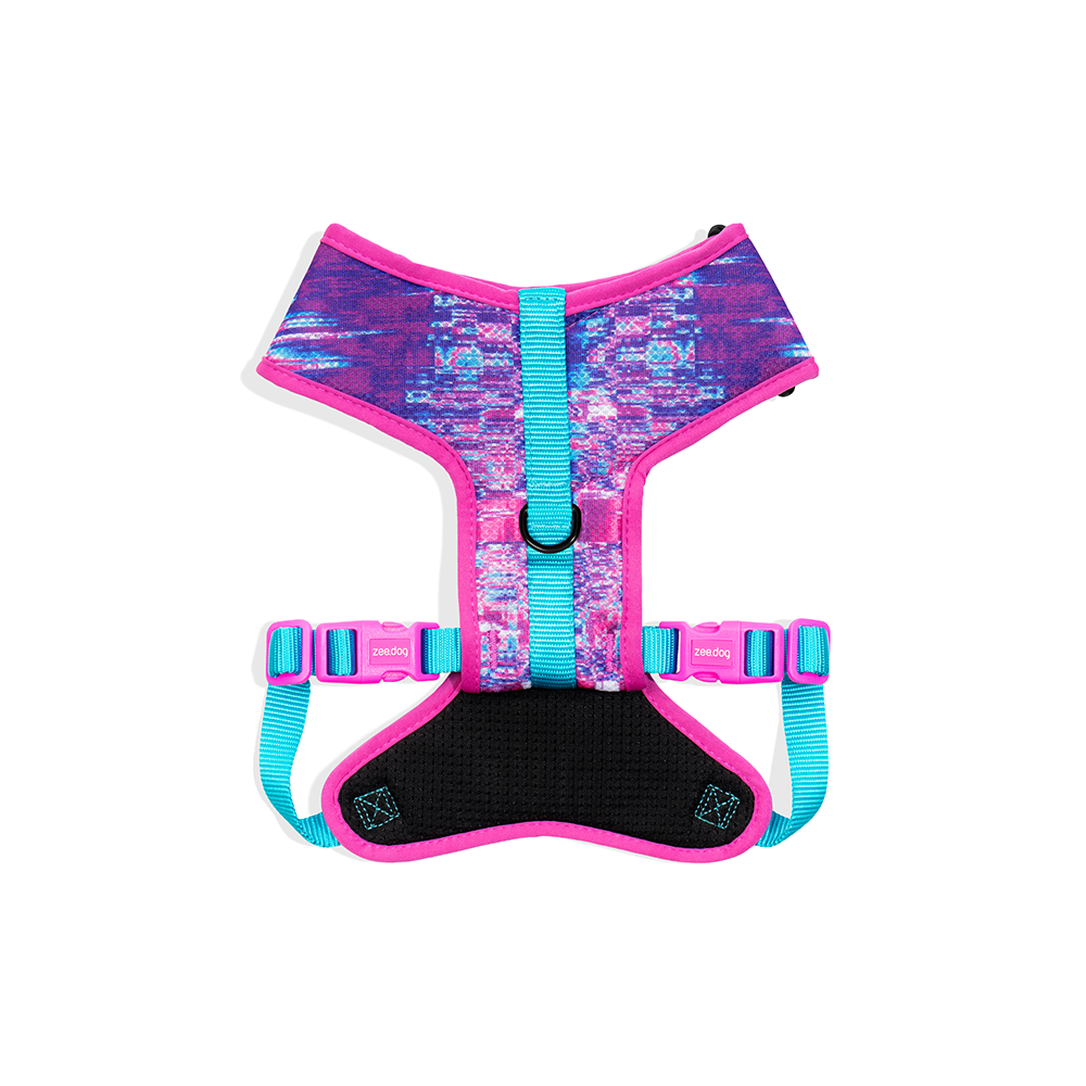 Zeedog Glitch #502 Adjustable Air Mesh Dog Harness Back