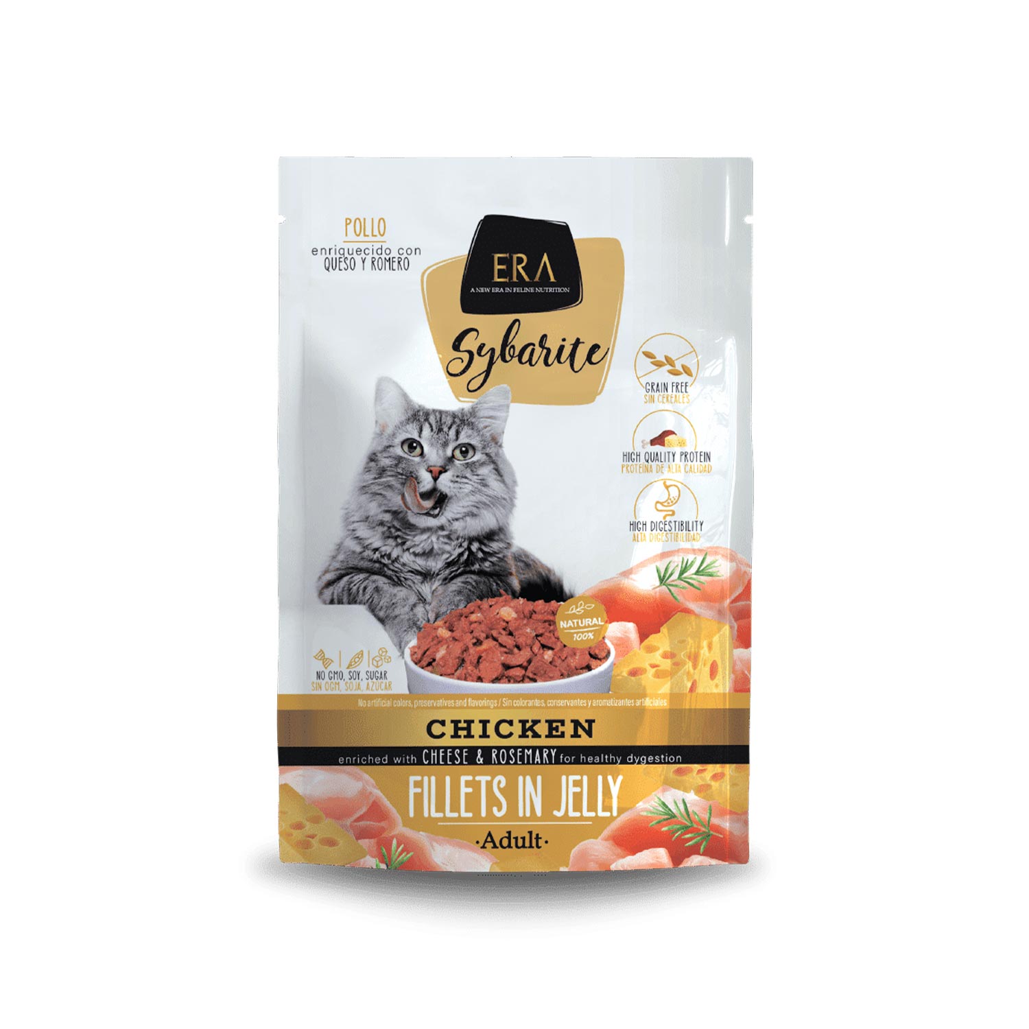 Cunipic ERA Sybarite Chicken, Cheese & Rosemary Adult Cat Wet Food