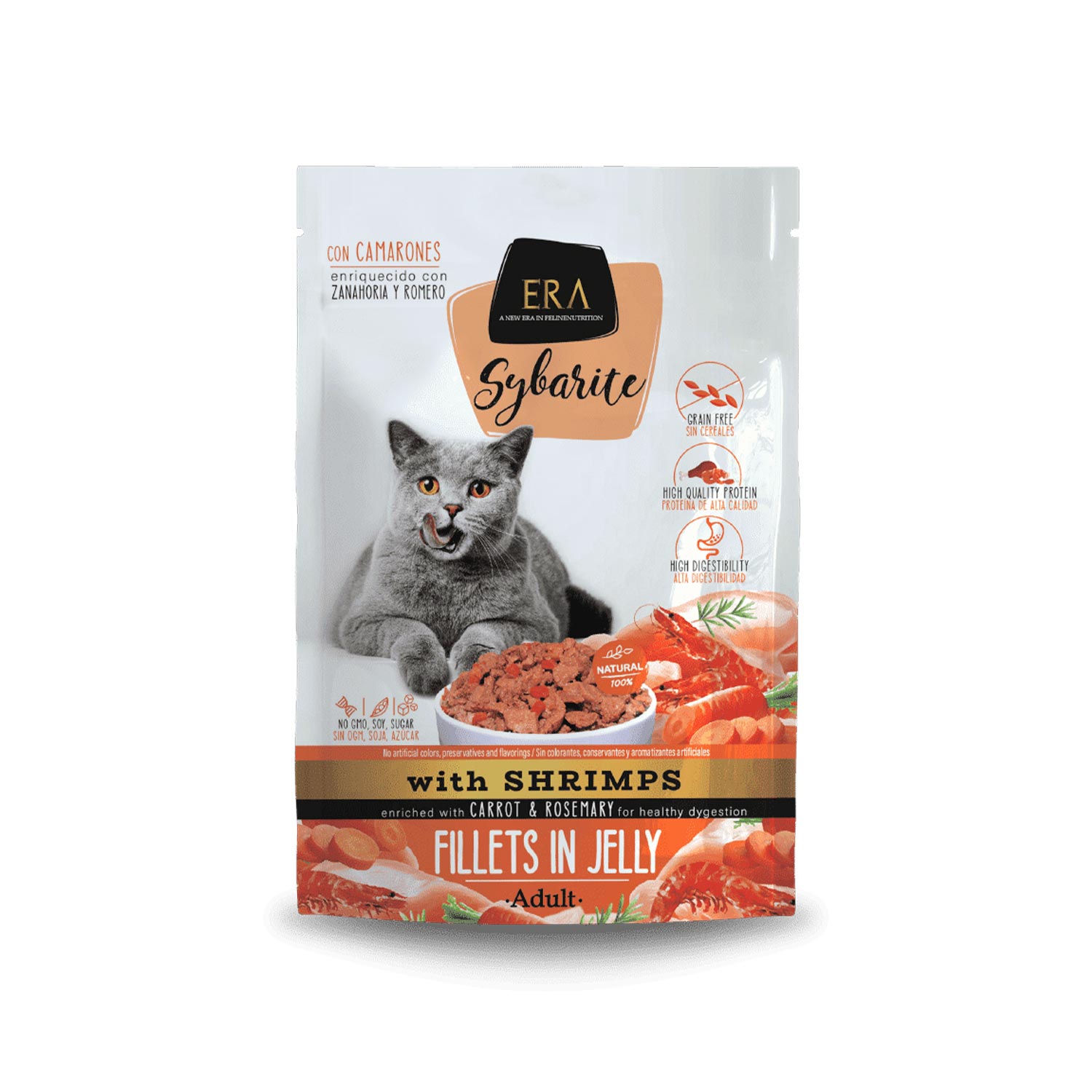 Cunipic ERA Sybarite with Shrimp, Carrot & Rosemary Adult Cat Wet Food